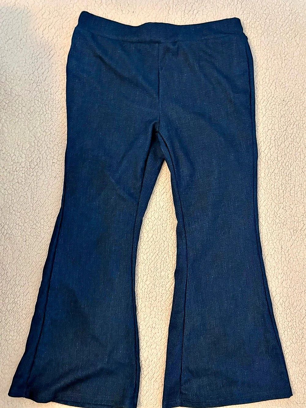 Blue Flare Pants